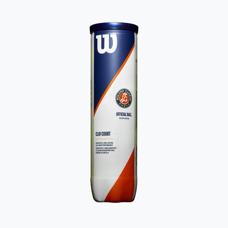 Wilson Roland Garros Clay Ct tenisové loptičky 4 ks žlté WRT115000 2