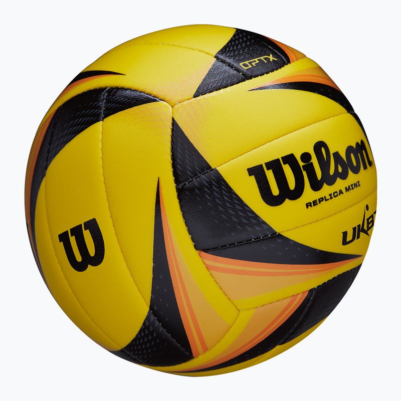 Lopta na plážový volejbal Wilson OPTX AVP Mini yellow 2