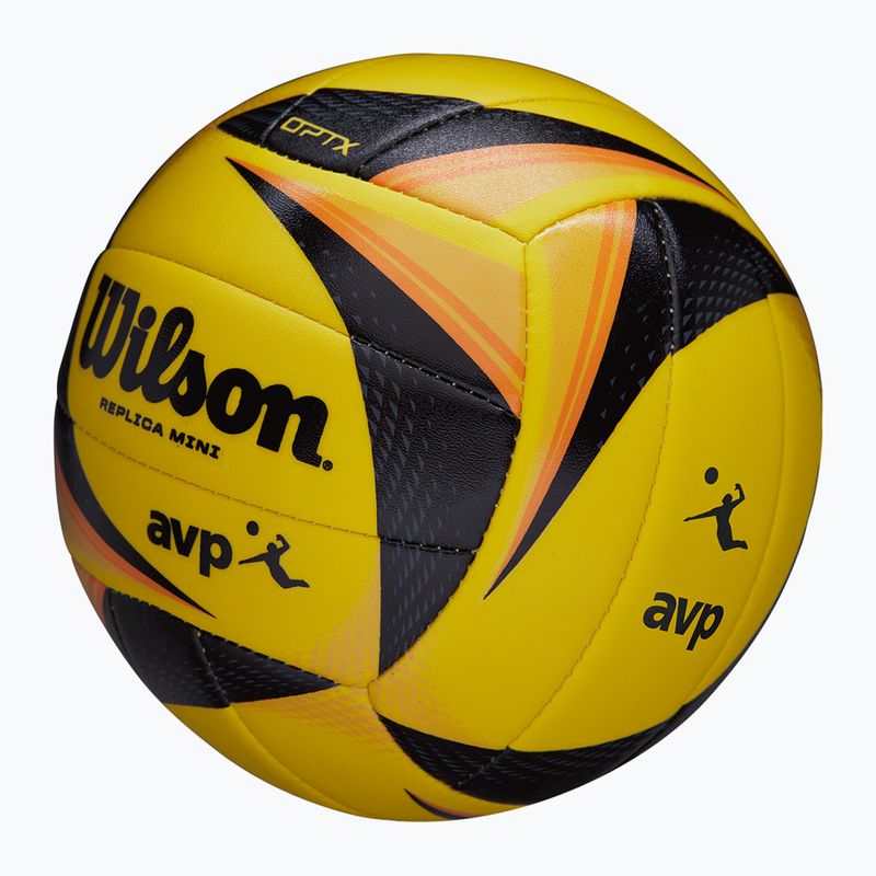 Lopta na plážový volejbal Wilson OPTX AVP Mini yellow 3
