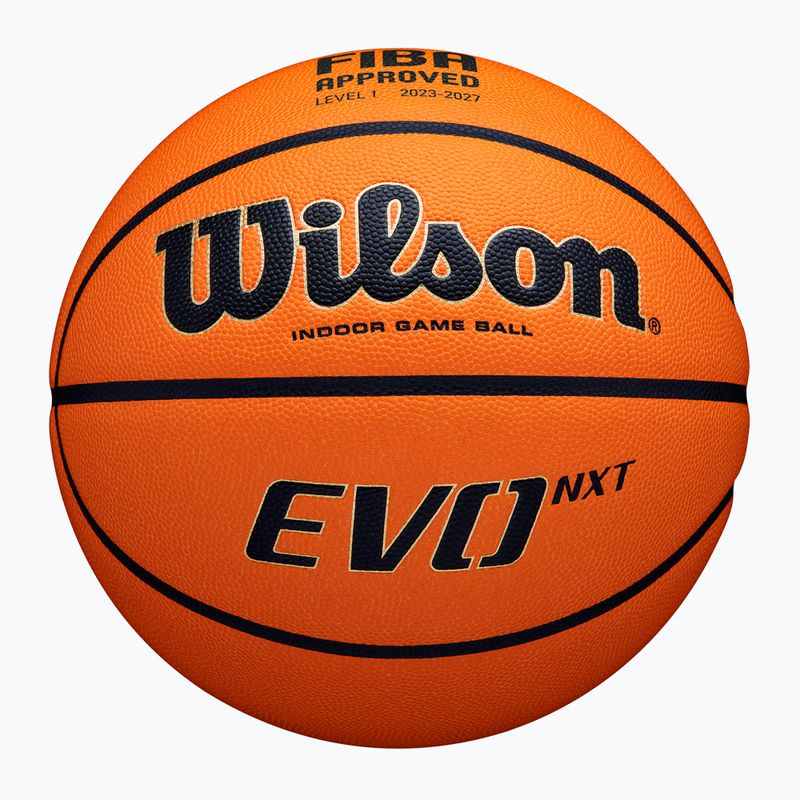 Basketbalová Lopta Wilson EVO NXT Fiba Game Ball orange veľkosť 6