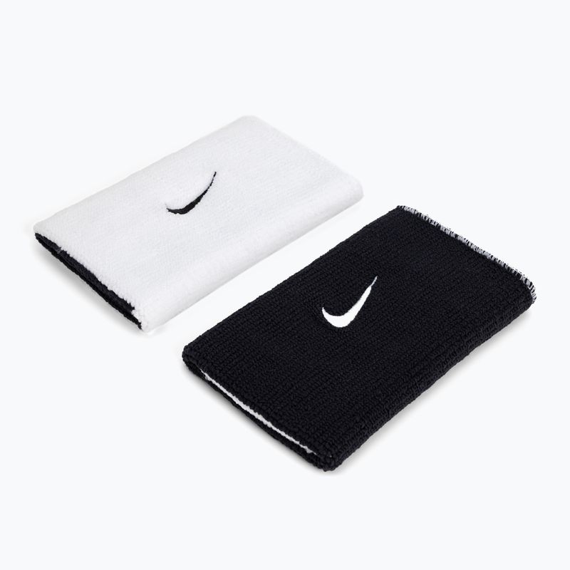Náramky Nike Dri-Fit Doublewide Home And Away 2 ks biele NNNB0-101