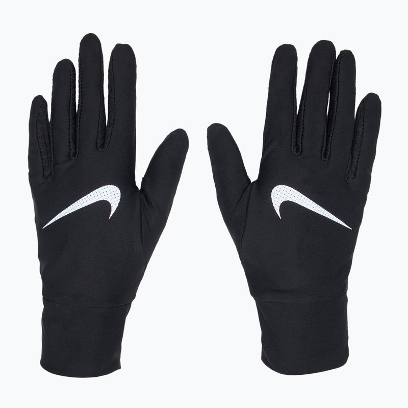 Dámska súprava páska na ruku a rukavice Nike Essential Running black/black/silver 2