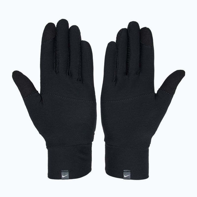 Dámska súprava páska na ruku a rukavice Nike Essential Running black/black/silver 3