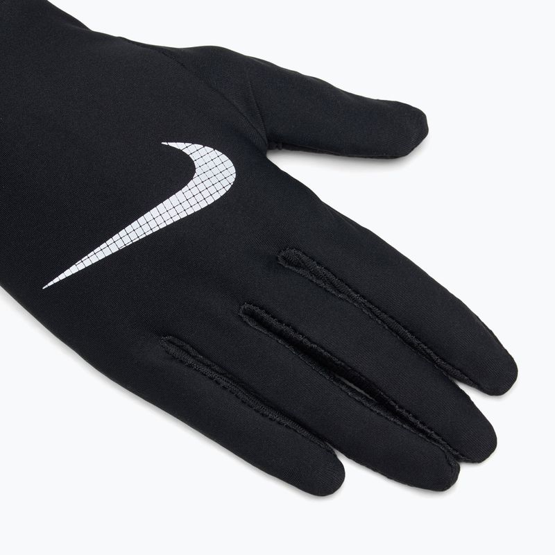 Dámska súprava páska na ruku a rukavice Nike Essential Running black/black/silver 4