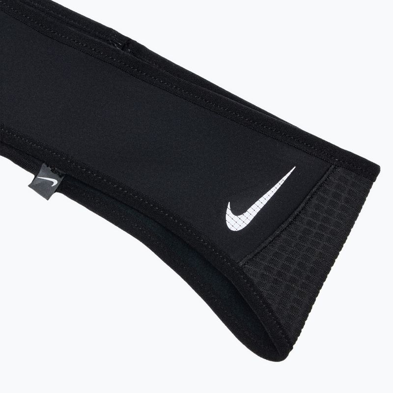 Dámska súprava páska na ruku a rukavice Nike Essential Running black/black/silver 8