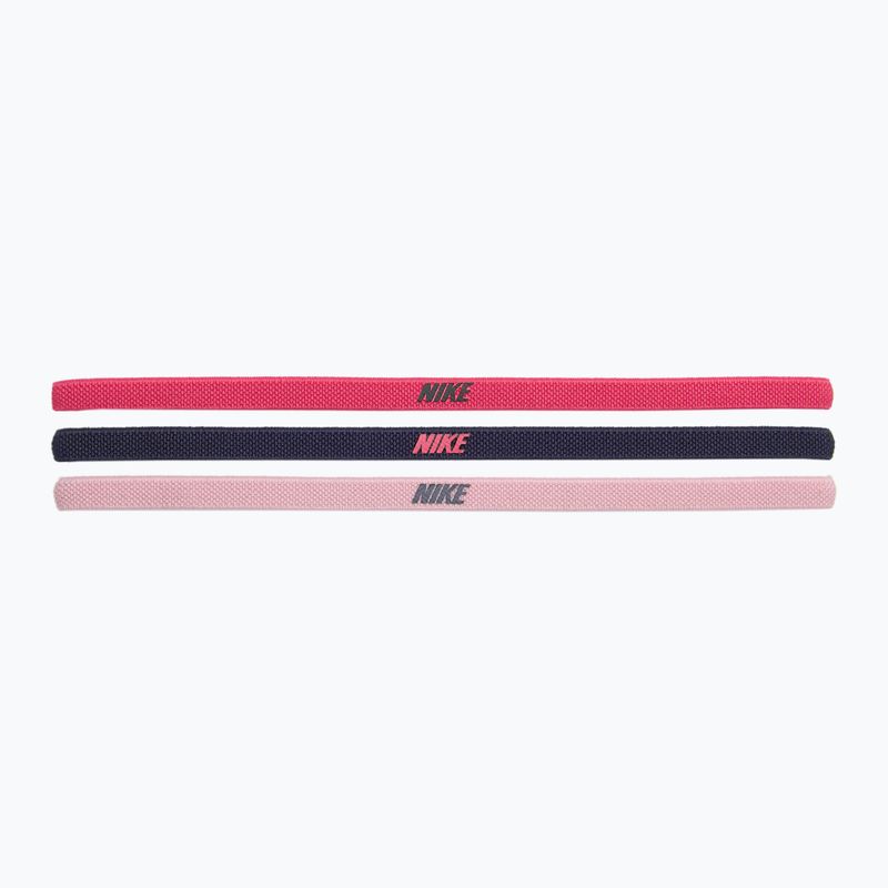Elastické čelenky Nike 2.0 3 ks spark/gridiron/pink glazúra