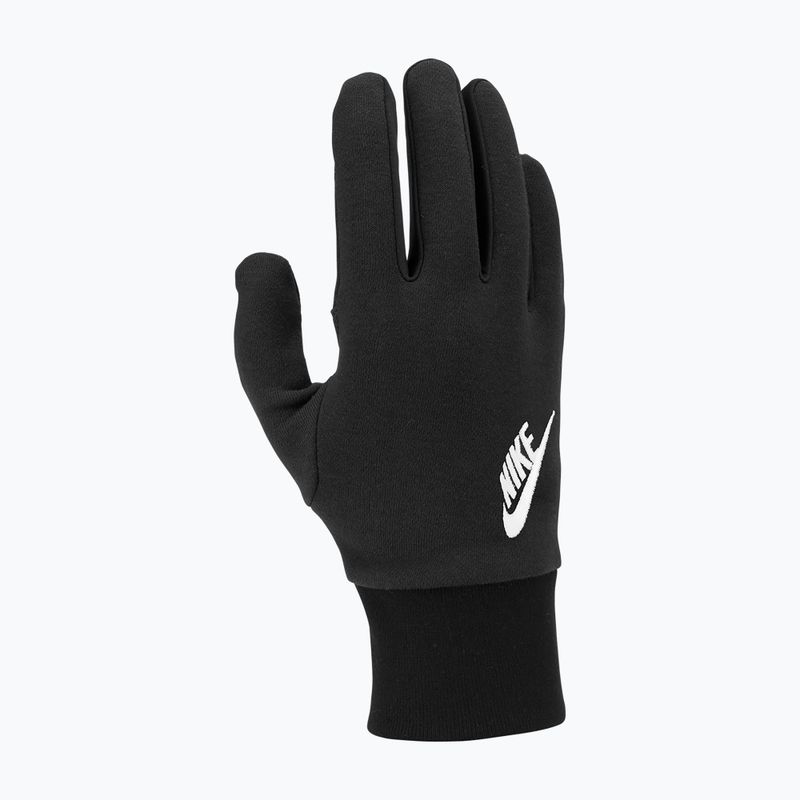 Pánske bežecké rukavice Nike Club Fleece 2.0 black/black/white