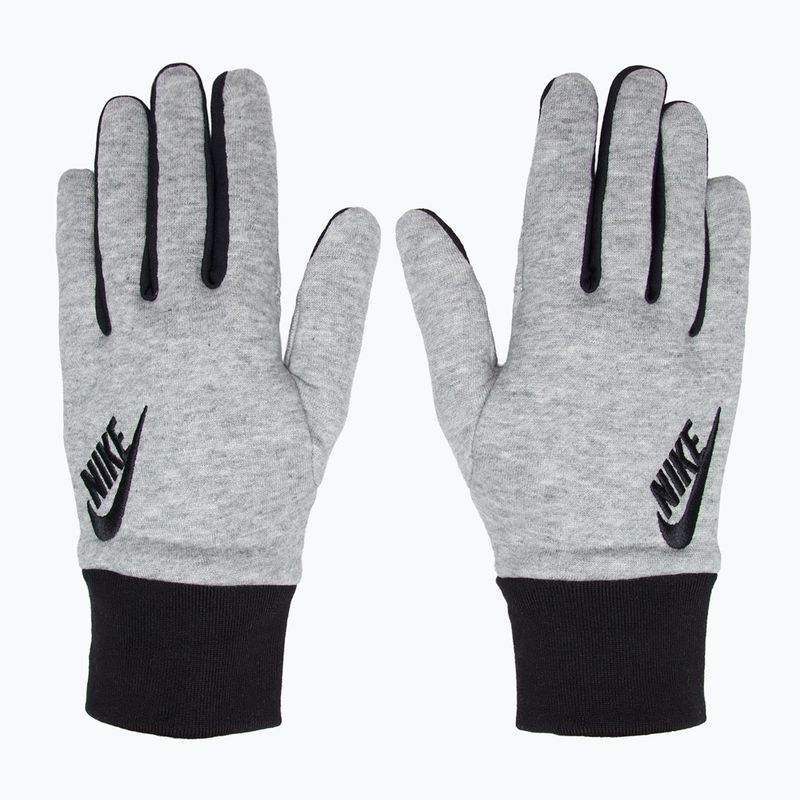 Pánske bežecké rukavice Nike Club Fleece 2.0 grey heather/black/black 2