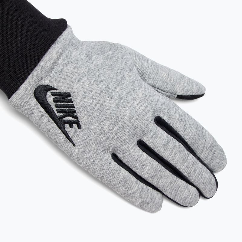 Pánske bežecké rukavice Nike Club Fleece 2.0 grey heather/black/black 4