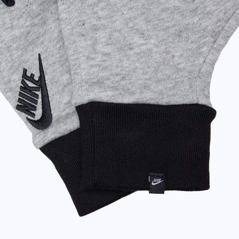 Pánske bežecké rukavice Nike Club Fleece 2.0 grey heather/black/black 5