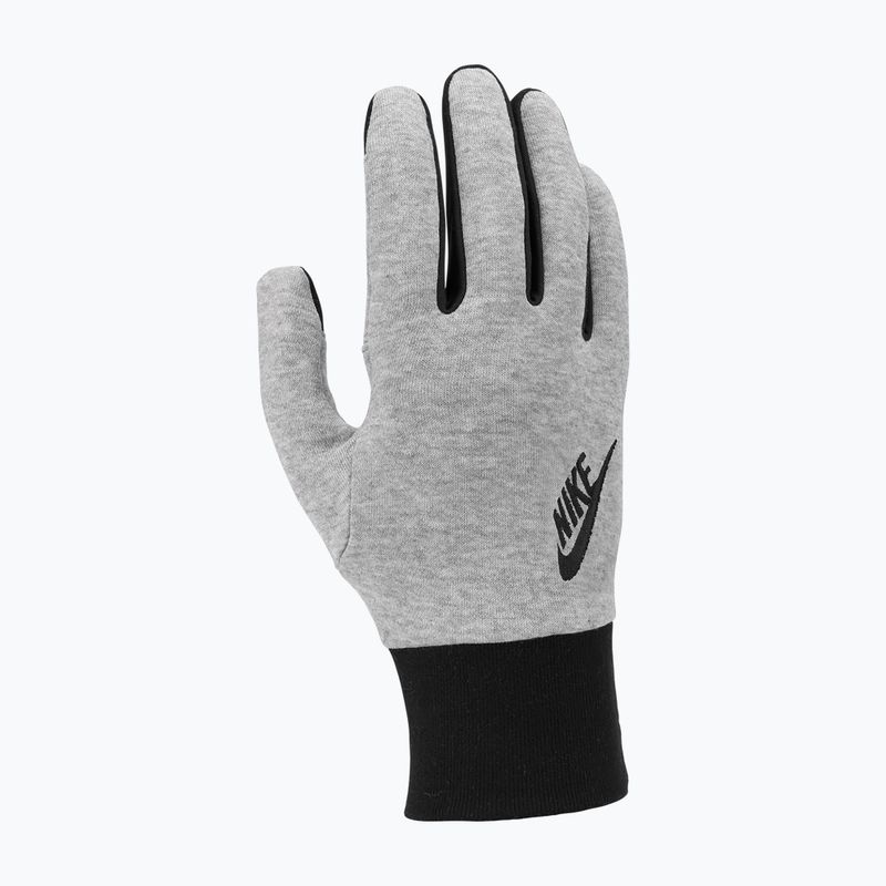 Pánske bežecké rukavice Nike Club Fleece 2.0 grey heather/black/black 6