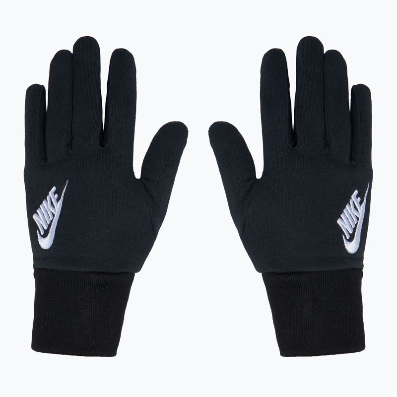 Dámske bežecké rukavice Nike Club Fleece black/white