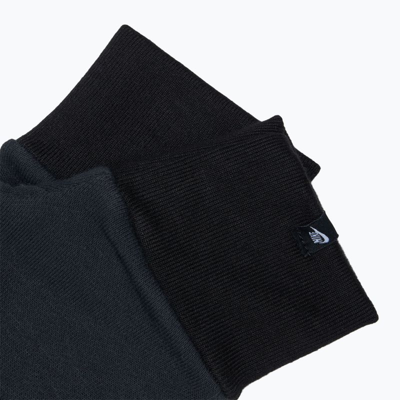 Dámske bežecké rukavice Nike Club Fleece black/white 5