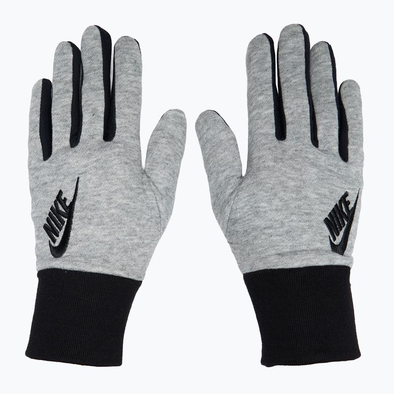 Dámske bežecké rukavice Nike Club Fleece grey heather/black/black 2