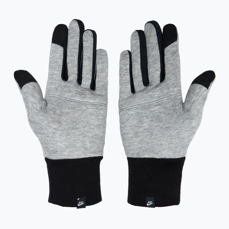 Dámske bežecké rukavice Nike Club Fleece grey heather/black/black 3