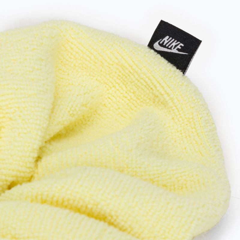 Nike Zberaná kravata do vlasov Veľká froté žltá N1008236 3