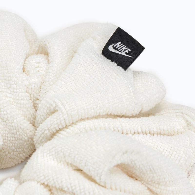 Nike Zberaná kravata do vlasov Veľká froté biela N1008236 3