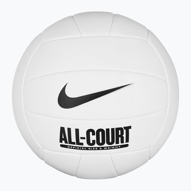 Volejbalová lopta Nike All Court Volleyball white/white/white/black veľ.  5 4