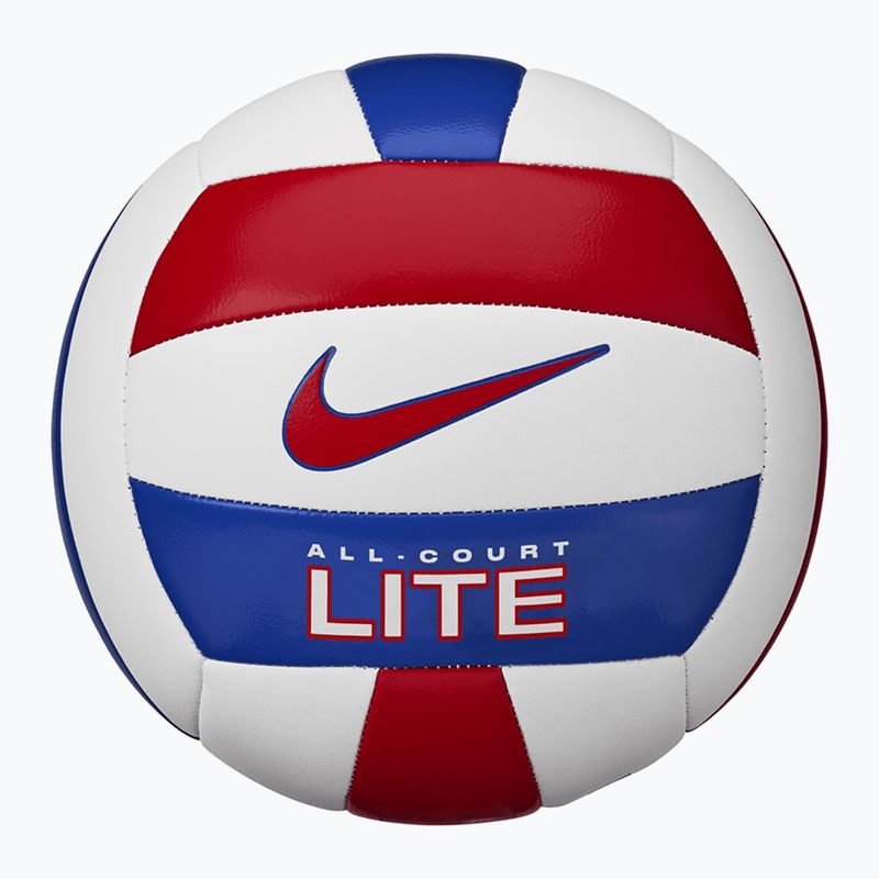 Volejbalová lopta Nike All Court Lite Volleyball white/university red/game royal/university red veľ.  5 4