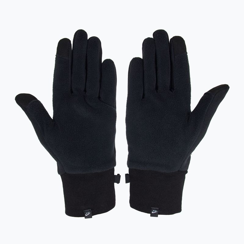 Pánske bežecké rukavice Nike Tech Fleece 2.0 black/black/black 3