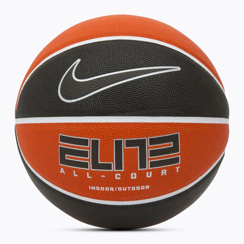 Basketbalová lopta  Nike Elite All Court 8P 2.0 Deflated amber/white/metallic silver/black veľ.  7