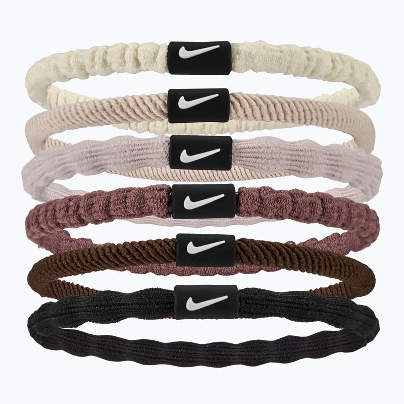 Gumičky do vlasov Nike Flex Hair Tie 6 ks sail/lt orewood brn/white