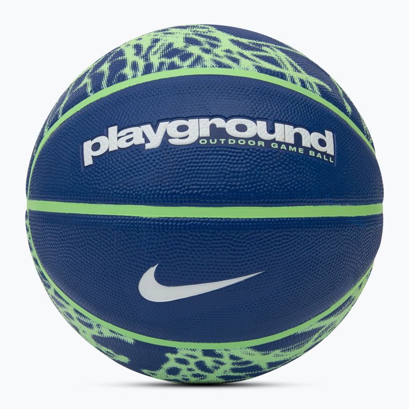 Basketbalová lopta Nike Everyday Playground 8P Graphic Deflated deep royal blue/vapor green/white veľ.  4