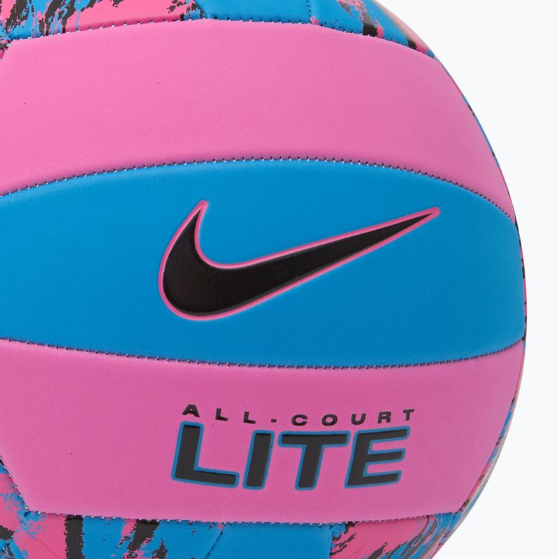 Volejbalová lopta Nike All Court Lite Volleyball playful pink/lt photo blue/black veľ.  5 3