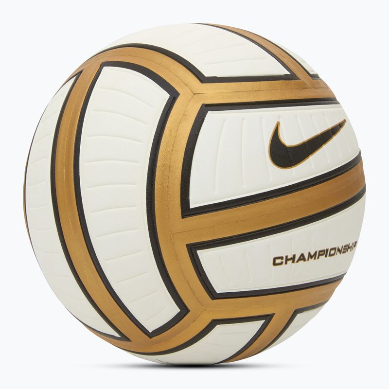 Volejbalová lopta  Nike Championship Volleyball metallic gold/white/metallic gold/black veľ.  5 2