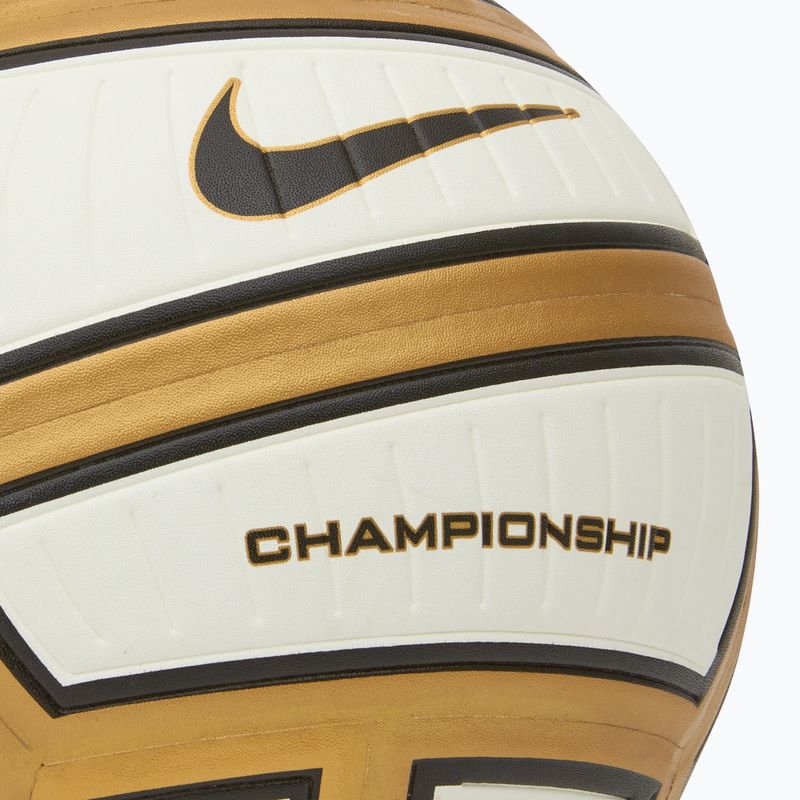 Volejbalová lopta  Nike Championship Volleyball metallic gold/white/metallic gold/black veľ.  5 3