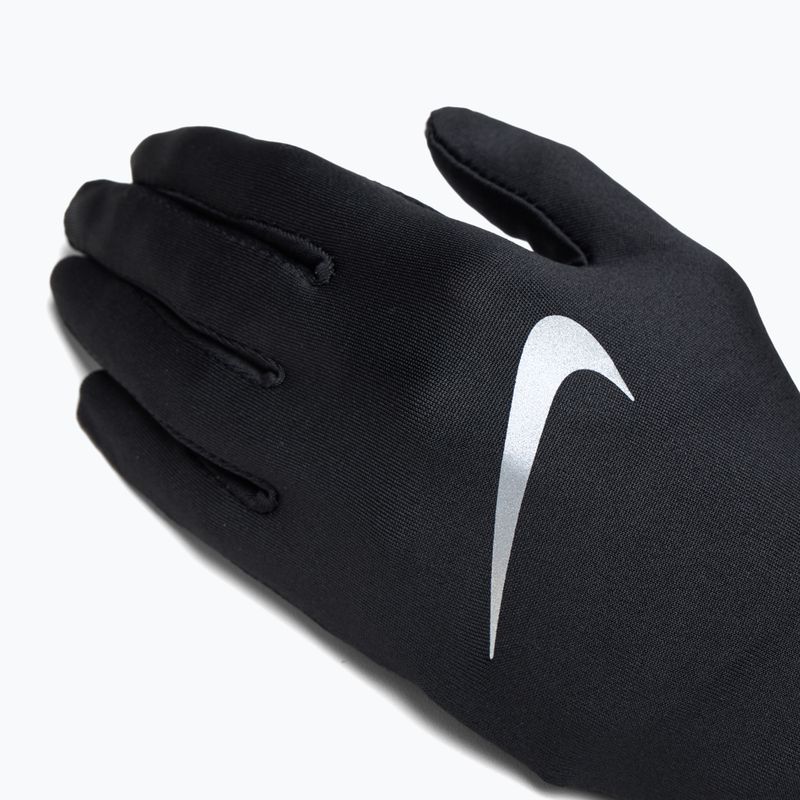 Bežecké rukavice Nike Pacer Liner RG black/silver 4