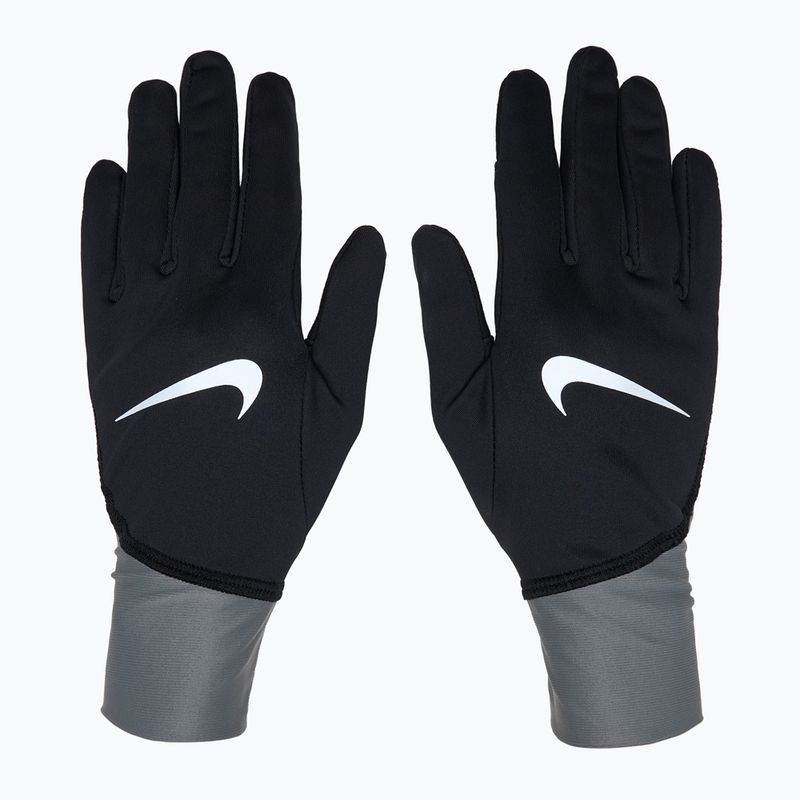Dámske bežecké rukavice Nike Pacer Midweight RG black/smoke grey/silver 2