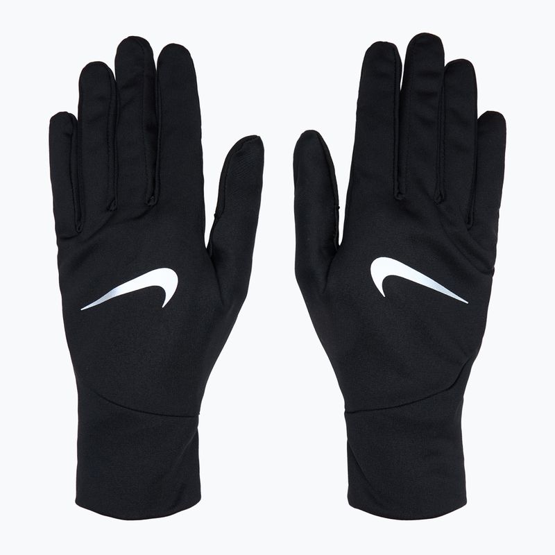 Pánske bežecké rukavice Nike Pacer Lightweight RG black/black/silver 2
