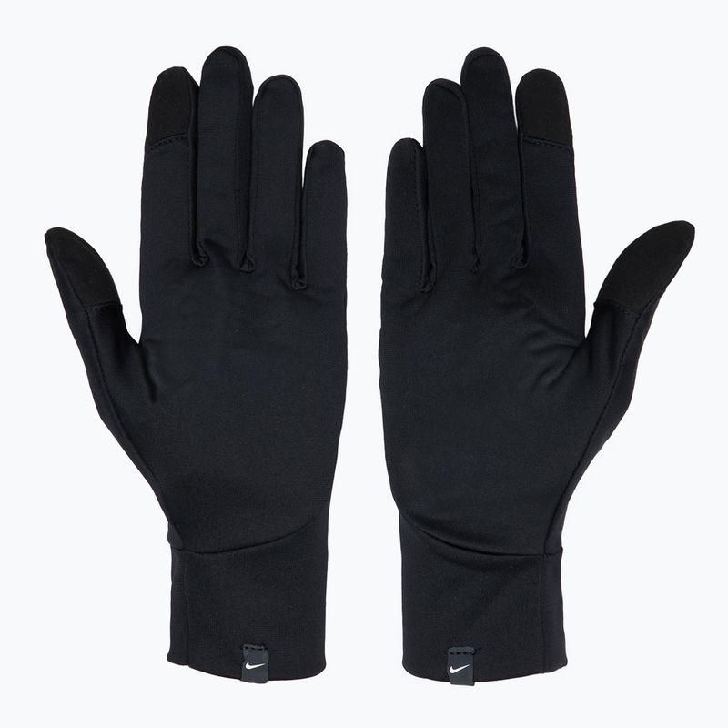 Pánske bežecké rukavice Nike Pacer Lightweight RG black/black/silver 3