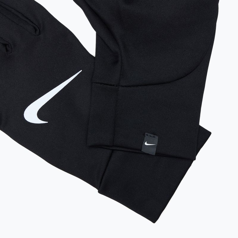 Pánske bežecké rukavice Nike Pacer Lightweight RG black/black/silver 5