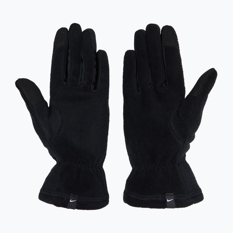 Dámske bežecké rukavice Nike One Therma-Fit Fleece black/white 3