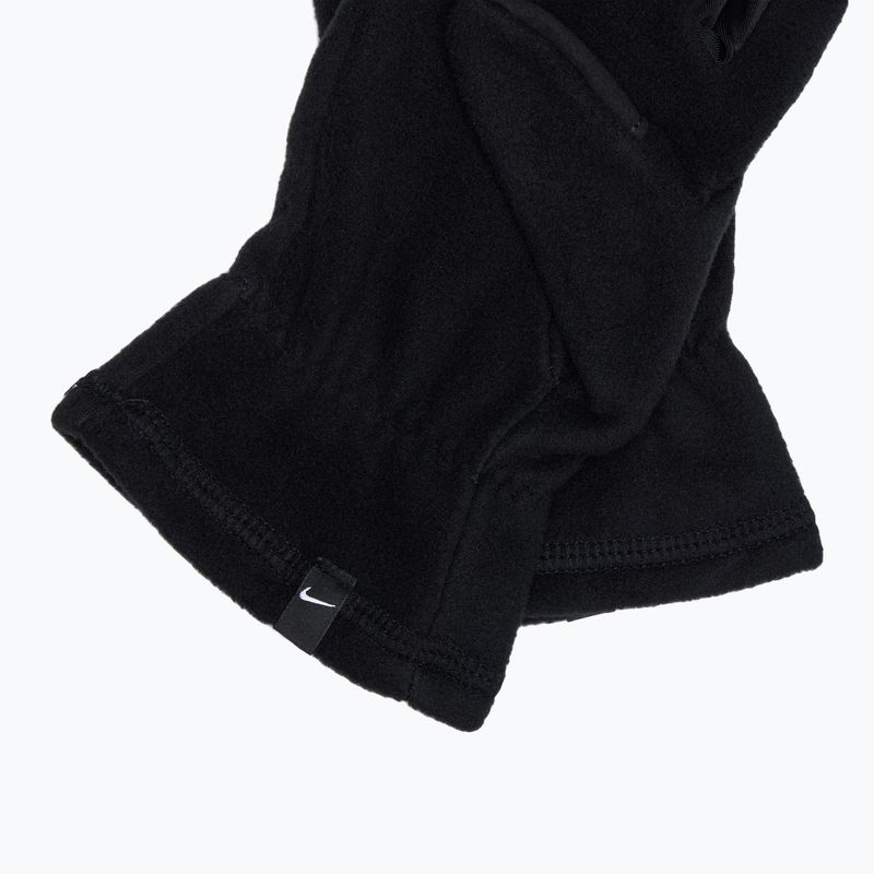 Dámske bežecké rukavice Nike One Therma-Fit Fleece black/white 5