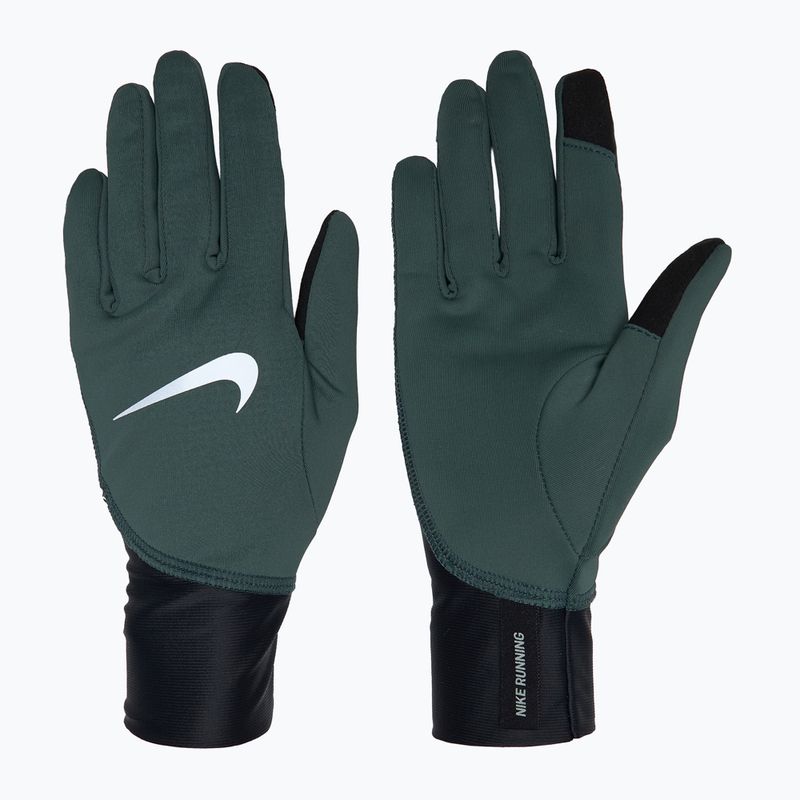 Dámske bežecké rukavice Nike Pacer Midweight RG vintage green/black/silver