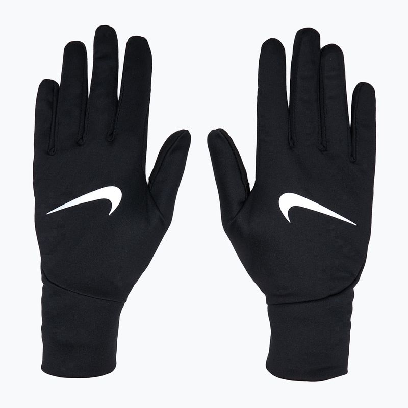 Dámske bežecké rukavice Nike Pacer Lightweight RG black/black/silver 2