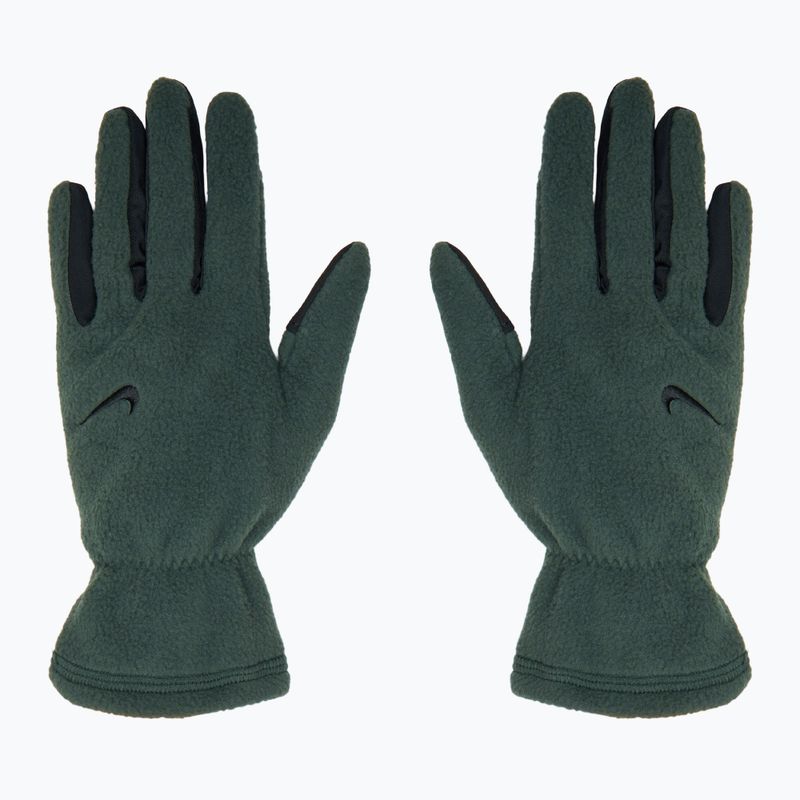 Dámske bežecké rukavice Nike One Therma-Fit Fleece vintage green/black 2