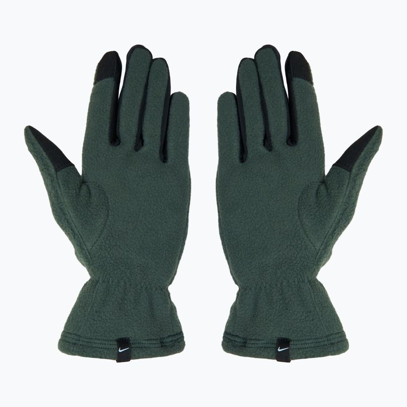 Dámske bežecké rukavice Nike One Therma-Fit Fleece vintage green/black 3
