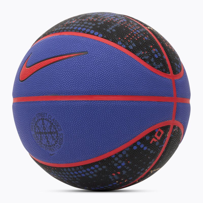 Basketbalová lopta Nike 8P PRM Energy Deflated astronomy blue/lt crimcson/black/lt crimson veľ.  7 2