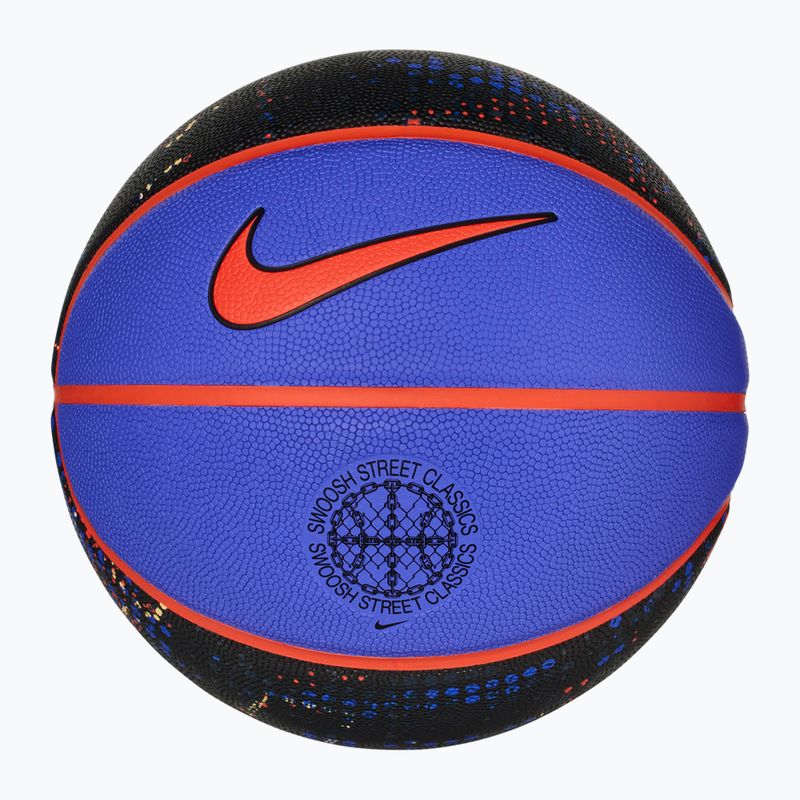 Basketbalová lopta Nike 8P PRM Energy Deflated astronomy blue/lt crimcson/black/lt crimson veľ.  7 4