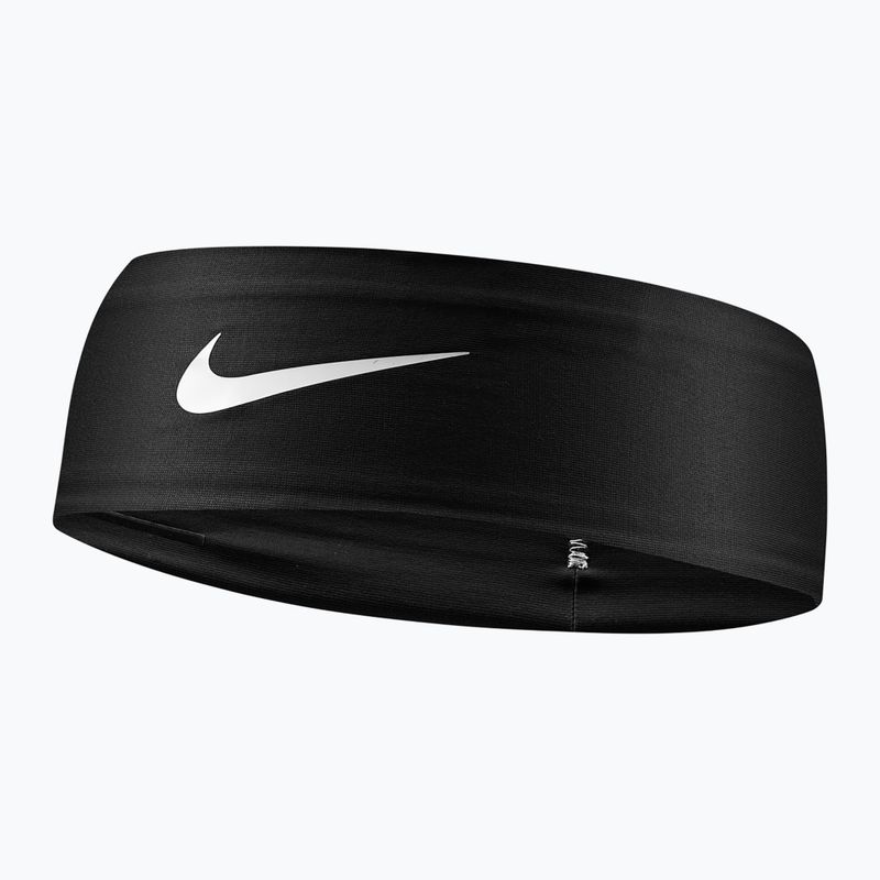 Čelenka Nike Dri-Fit Fury Classic Headband black/white/white