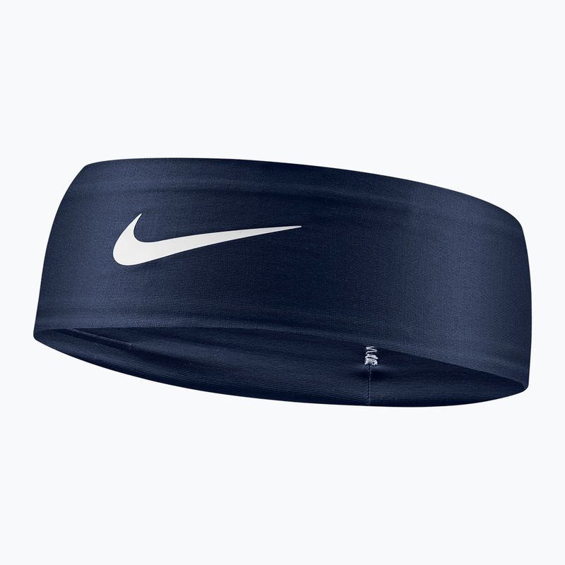 Čelenka Nike Dri-fit Fury Classic Headband college navy/white/white