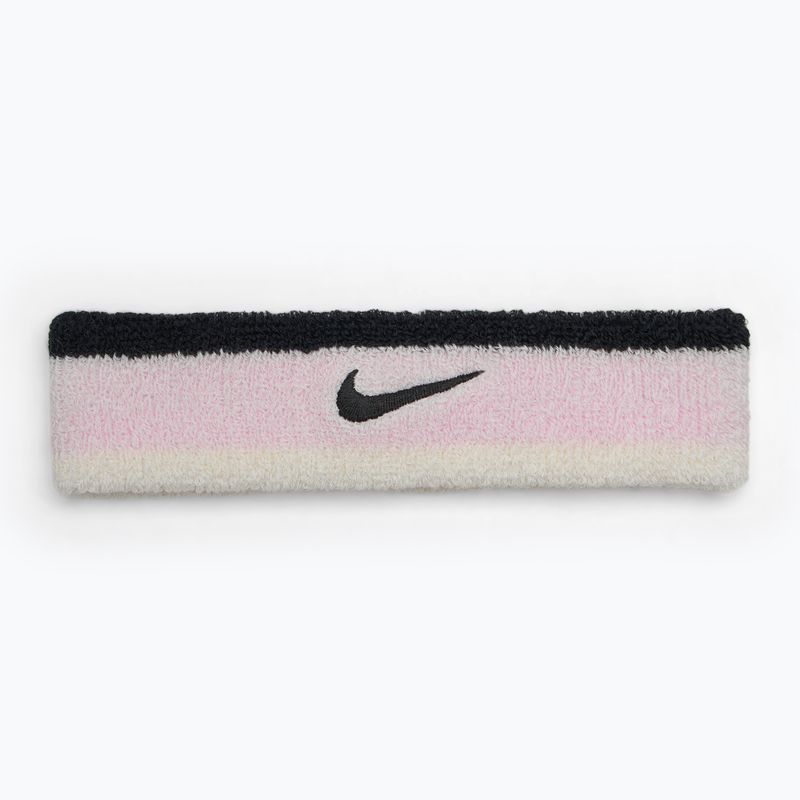 Čelenka Nike Swoosh ružová pena/kokosové mlieko/čierna