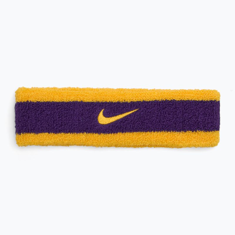 Čelenka Nike Swoosh univerzitná zlatá/kurtová fialová/univerzitná zlatá