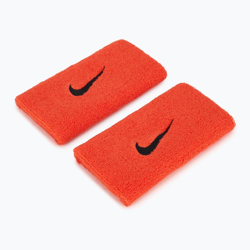 Potítka Nike Swoosh Doublewide Wristbands 2 szt. bright crimson/cave purple 2