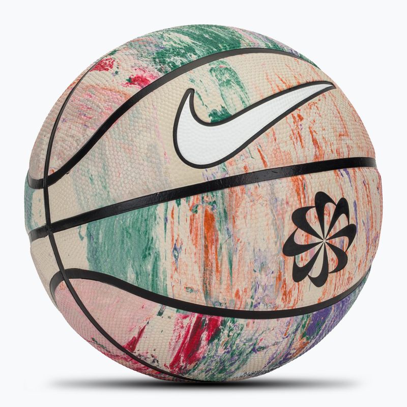 Basketbalová lopta Nike Everyday Playground 8P Next Nature Deflated multicolor/white/black/white veľkosť 5 2