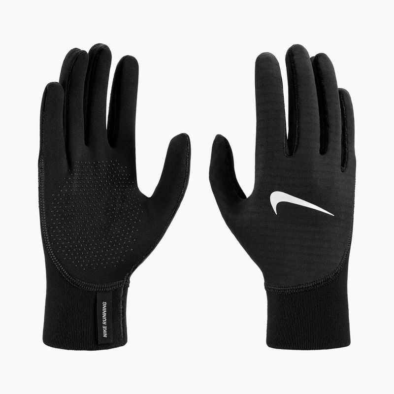 Dámske bežecké rukavice Nike Therma-Fit Pacer Sphere Midweight RG black/black/silver